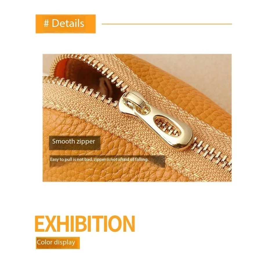 Mini bolsa de chave de couro pu, bolsa cosmética pequena com zíper para mulheres, viagem, maquiagem, batom, fone de ouvido, organizador de moedas, armazenamento