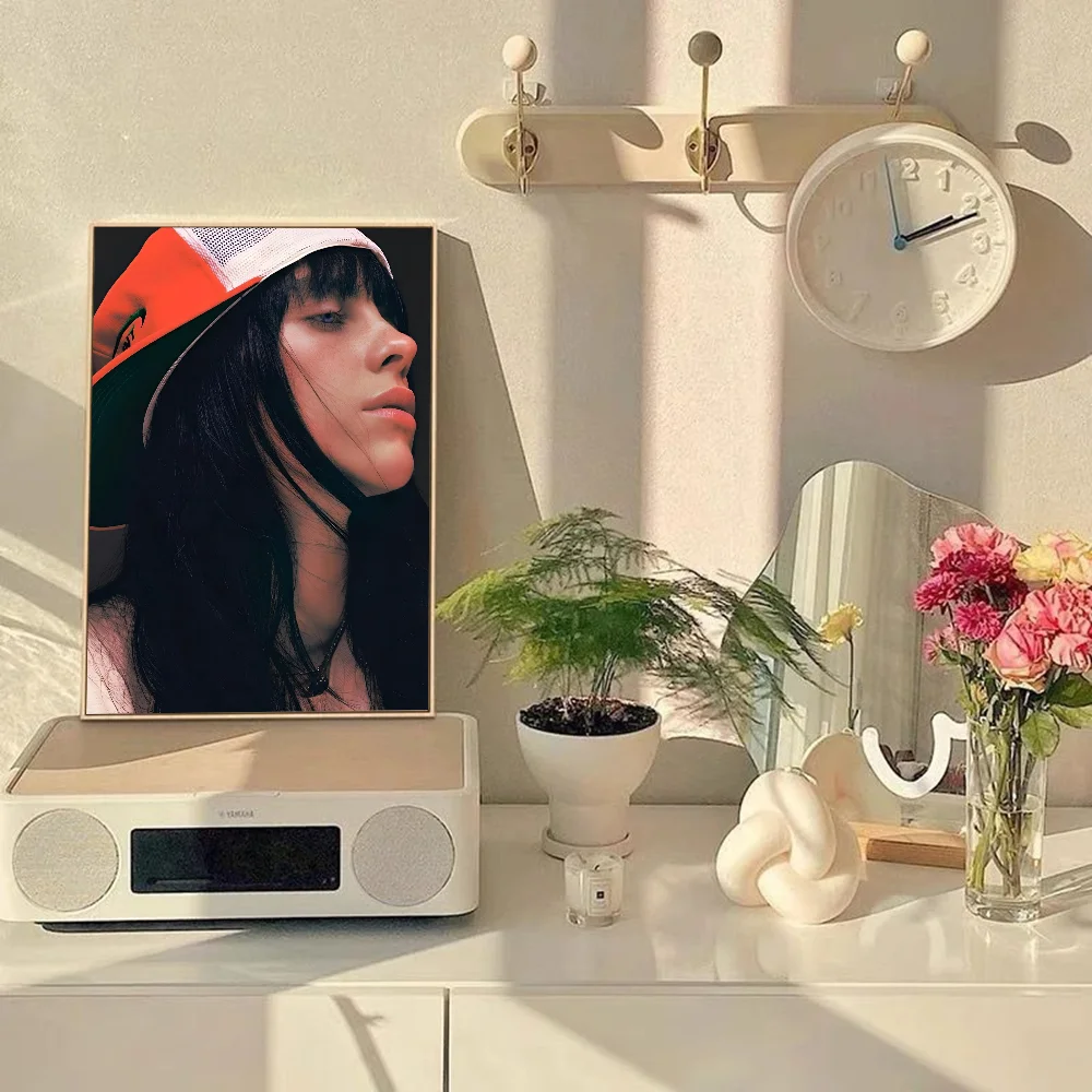 1 قطعة المغني الشهير بي بيلي المغني المشارك ورقة غرفة المعيشة المنزلي مدخل بار مطعم الفن