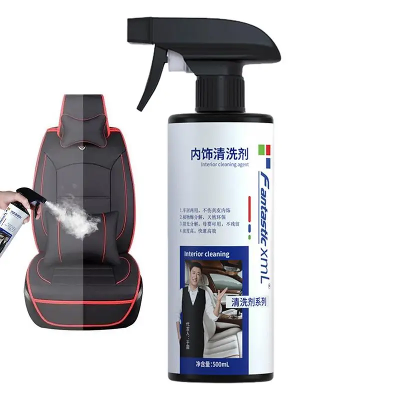 

Car Interior Cleaner 500ml Effective Car Interior Cleaner Leather Car Seat Cleaner Leather Cleaner For Interiors Leather Apparel