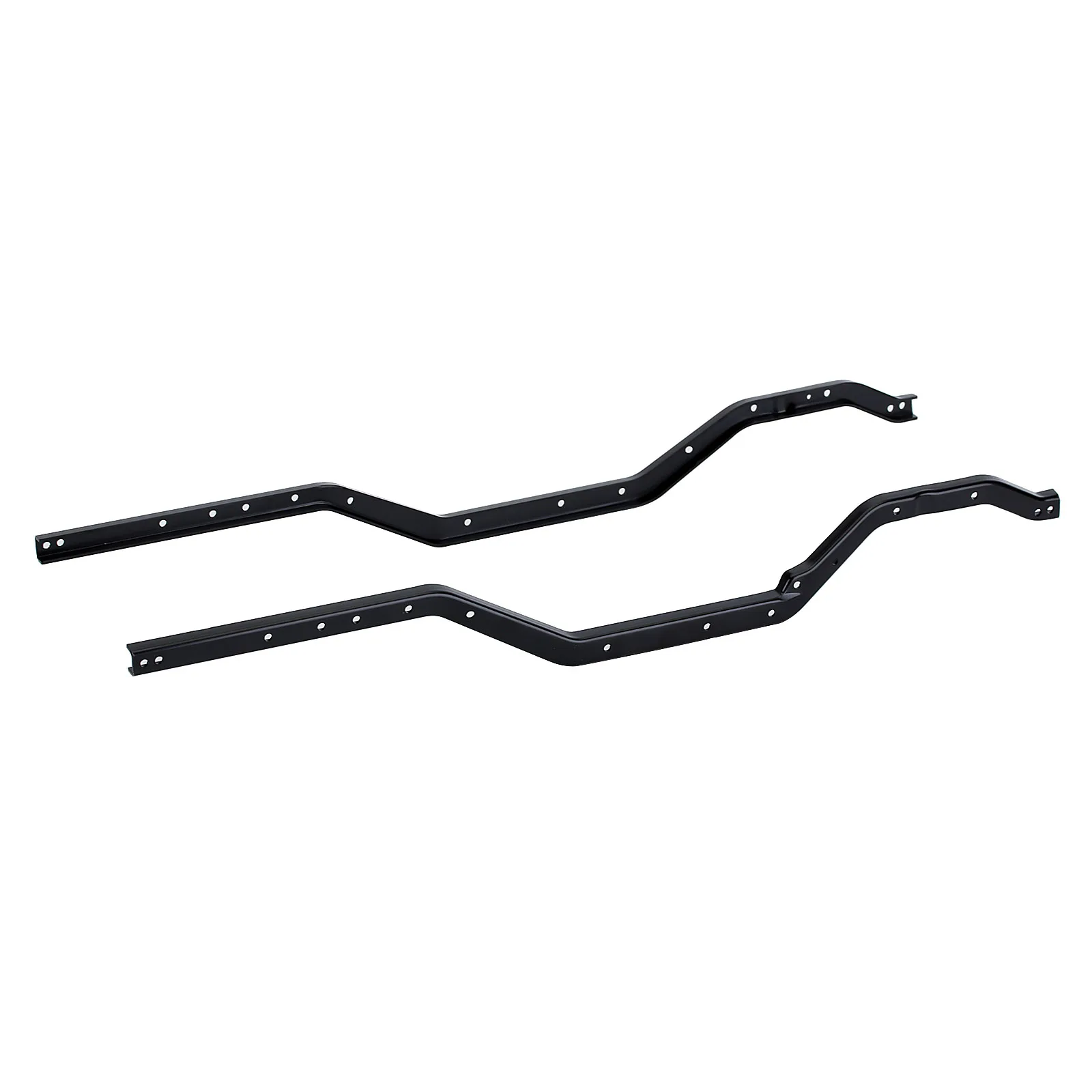 INJORA Heavy Duty Metal Steel Left Right Chassis Rails for 1/10 RC Crawler TRX4 TRX-4 8220 Upgrade Parts