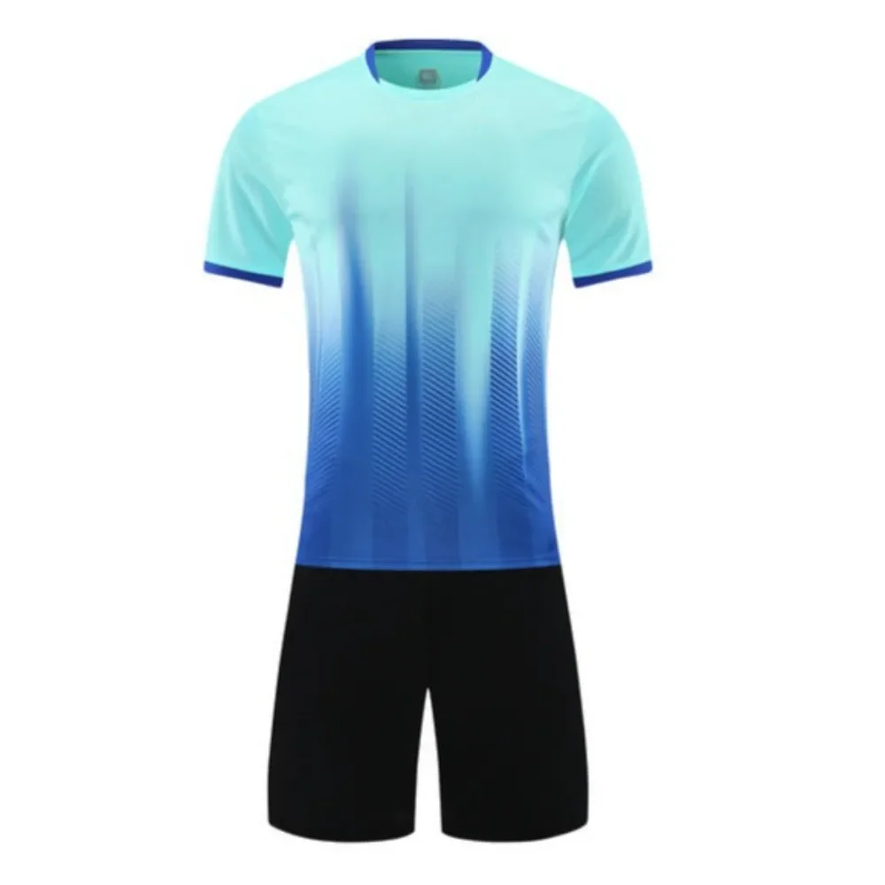 

Football Uniform Quick Drying Breathable Man Children Soccer Jersey Set for Men Kids Soccer Tracksuit Jersey Kit Team Training