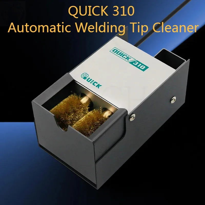 QUICK 310 Automatic Welding Tip Cleaner Electric Soldering Iron Welding Cleaning Sponge High Temperature Resistance Welding Tool