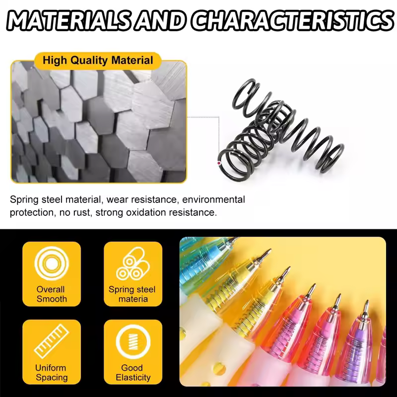 10pcs/Lot 0.2mm 0.3mm 0.4mm Micro Small Compression Spring OD 2/3/4/5/6/7/8/9/10mm Length 5mm to 50mm - Image 5
