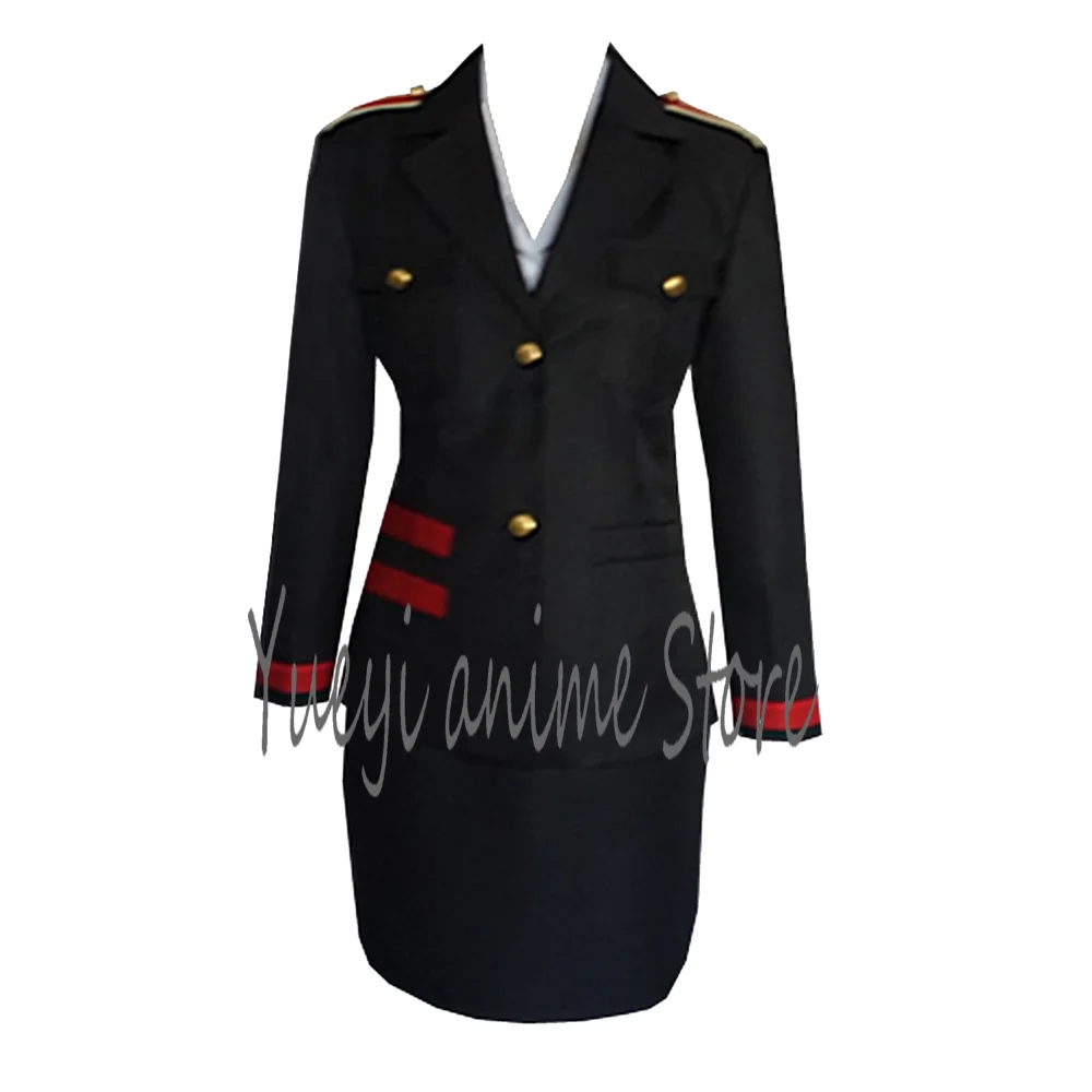 

Womens Cosplay Bishamon Costume Coat Shirt Skirt Suit Uniform Halloween Party Costume