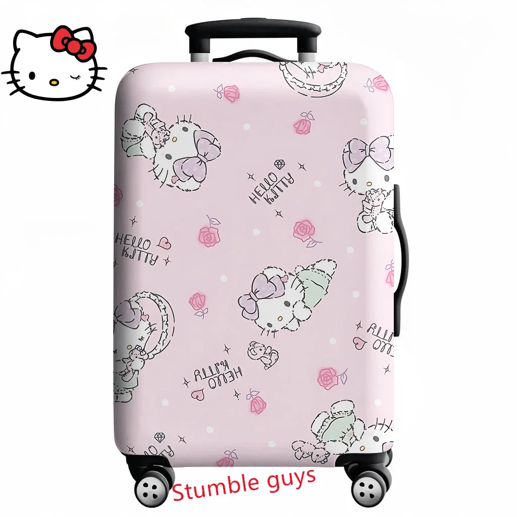 غطاء الأمتعة Demon Hunters Kpop يناسب حقائب السفر مقاس 18-32 بوصة بطباعة الرسوم المتحركة