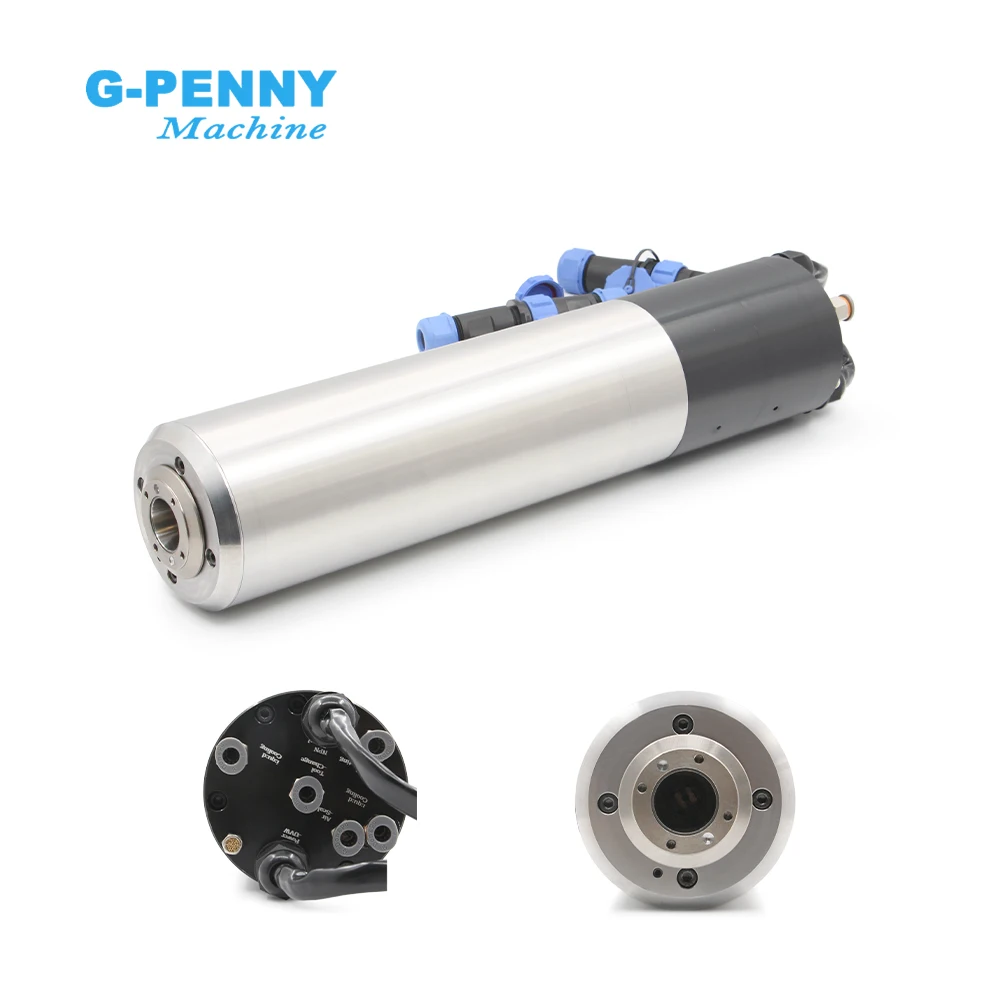 G-Penny 2.2kw Water Cooled Spindle ATC Auto Tool Change Spindle Motor 110v/220v/380v 24000rpm 400/800Hz 4 Pole IS020-15°