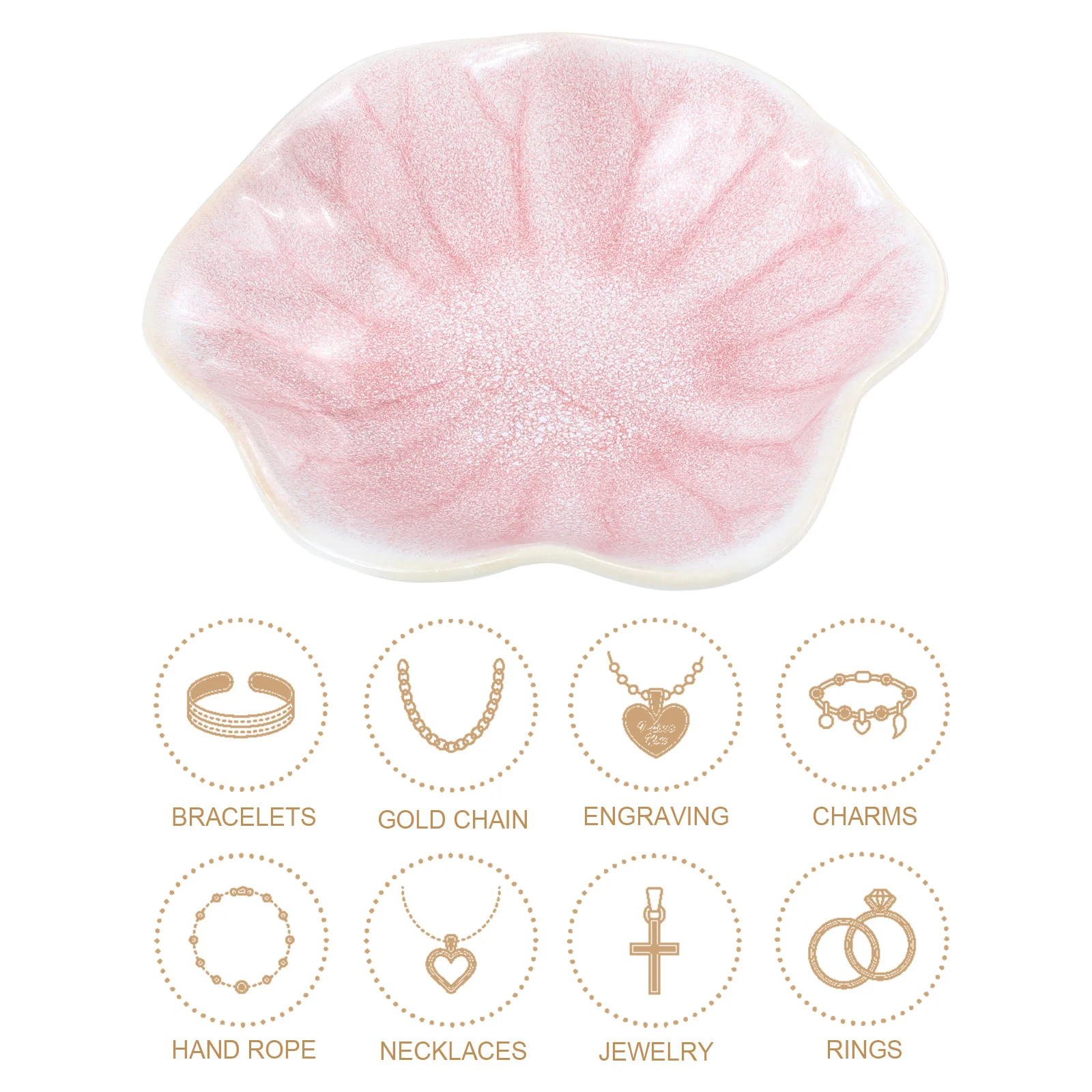 Ceramic Jewelry Plate Vintage Lotus Leaf Small Storage Organizer Ring Bracelet Display Holder Jewelry Plate Bracelets Holder