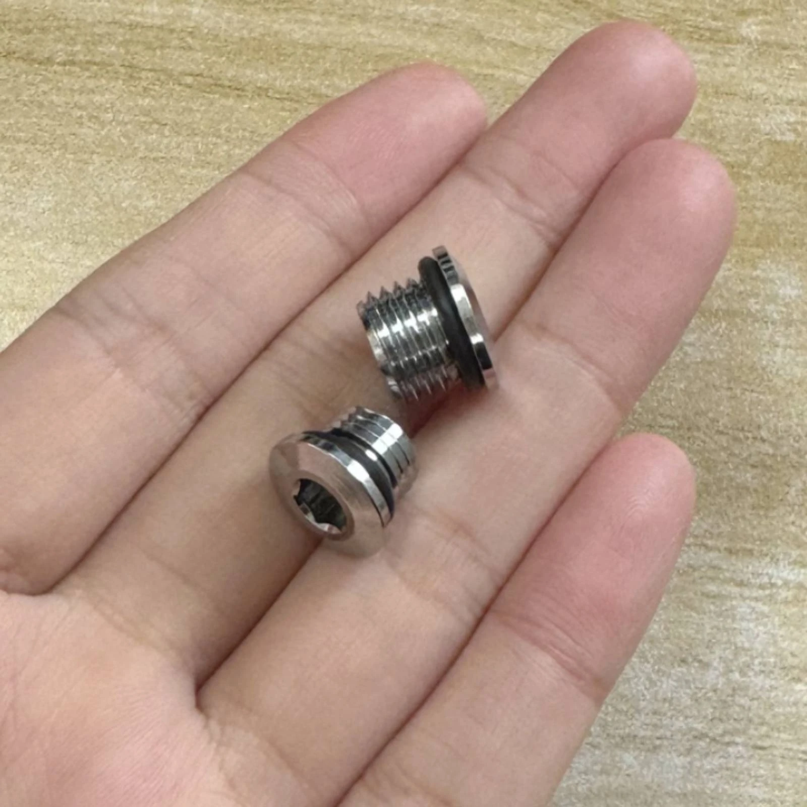 2 Peças de Plugue de Porta HP Resistente à Corrosão, Plugue de Porta LP, Equipamento de Mergulho, Junta de Vedação O-Ring, Fabricado com Precisão para Mergulhadores