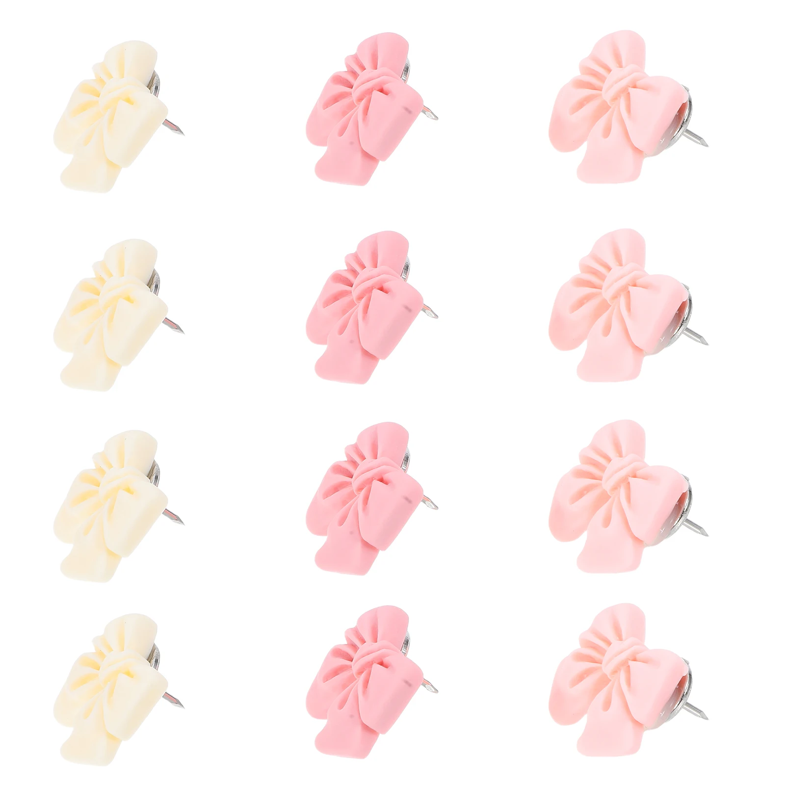 

30pcs Resin Bow Push Pins Cute Decorative Tacks Notes Photos Memos Office Home Wall Organizer Mini Resin Bows Bulletin Board