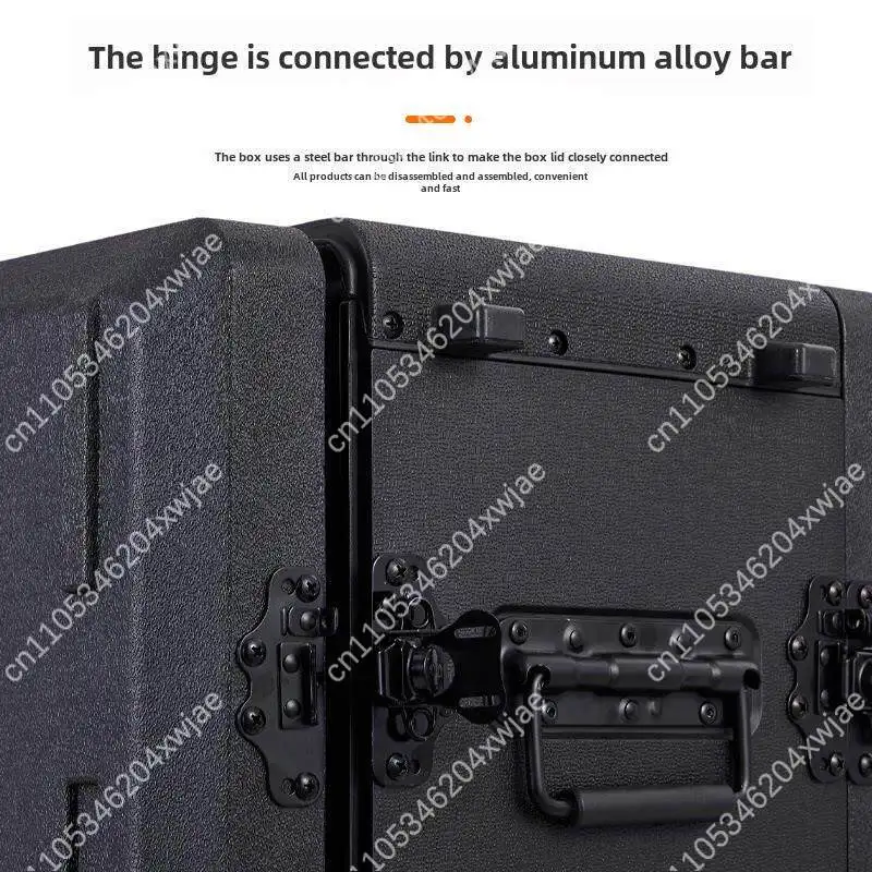Portable Plastic Rack Flight Case 2U 3U 4U 6U Storage Cabinet For Stage Audio Gear Amplifier Microphone Live Show Transport Box