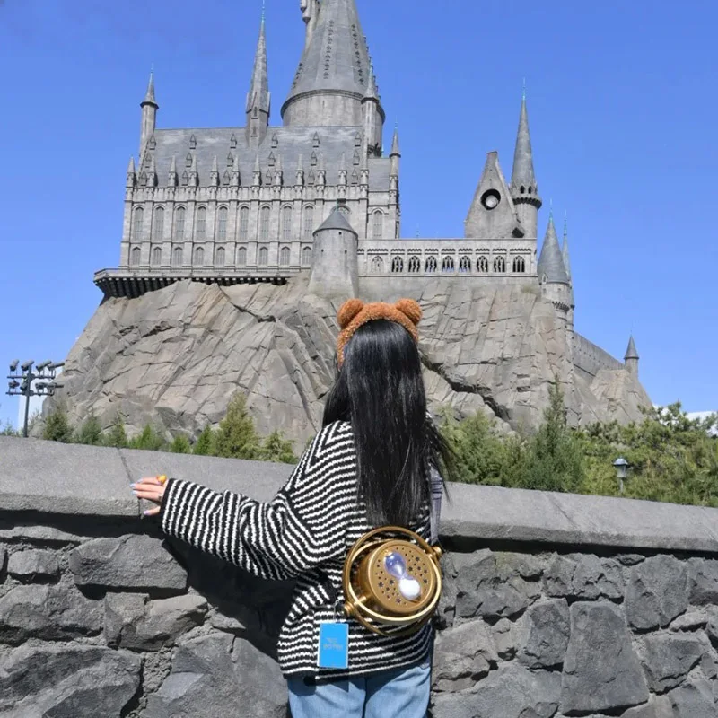 In Stock Genuine Universal Studios Magic School Time Converter Popcorn Bucket Crossbody Bag Butter Beer Cup Style Shoulder Bag - view 3