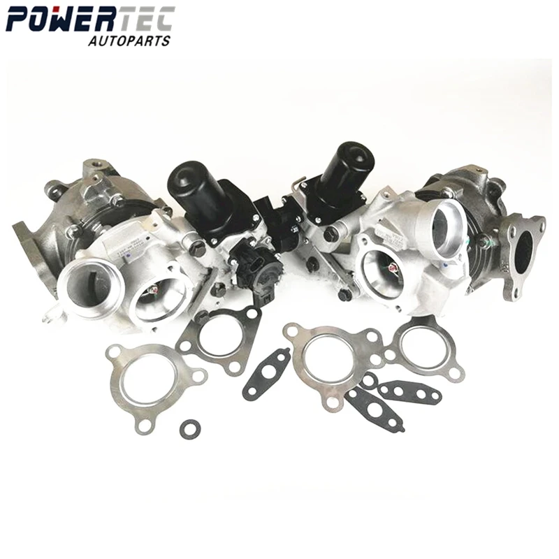 Turbocompresseur double RHV4 VB36 VB22 VB37 VB23 17208-51010/17201-51020, Turbine pour Toyta Landcruiser V8 4.5 D-4D 1VD-FTV