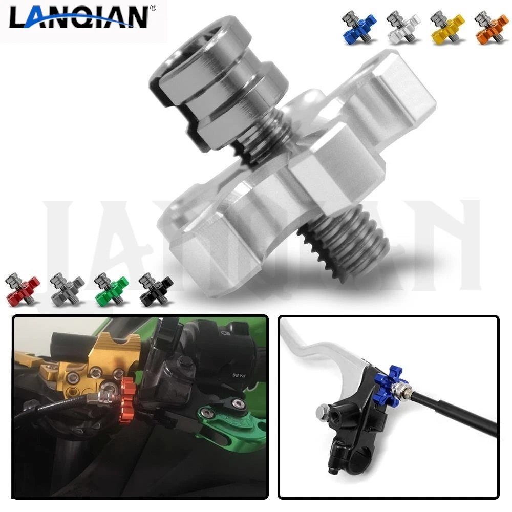 

Motorcycles Accessories For KAWASAKI ZZR600 VERSYS 1000 Z1000 ZX10R ZX 10R ZX12R M10 M8 * 1.25 CNC Clutch Wire Adjustment Cable