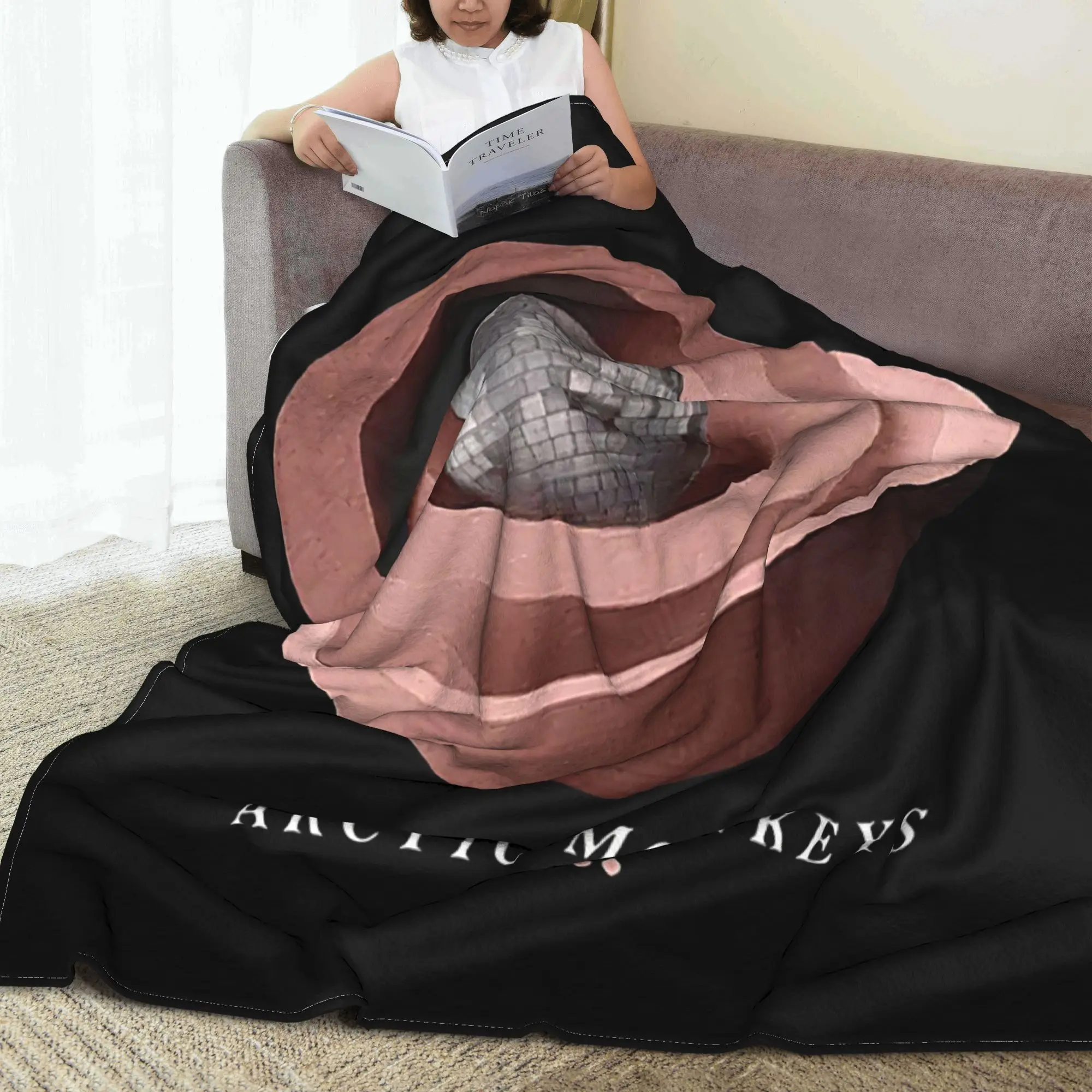 

Одеяла с арктическими обезьянами, теплое фланелевое одеяло для дивана, постельное белье, офисные пледы, покрывало, одеяло