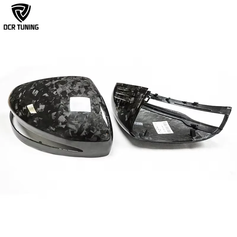 Forged Dry Carbon Fiber Mirror Cover for - GLE W167 GLS W464 Door Mirror Casing Side Housing Shell