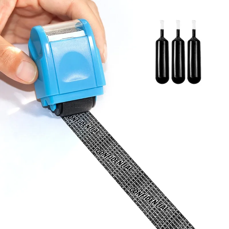 Privacy Confidentiality Seal Neutral Roller Type Random Code Roller Pen Protect Personal Privacy Information Safety Cover Seal