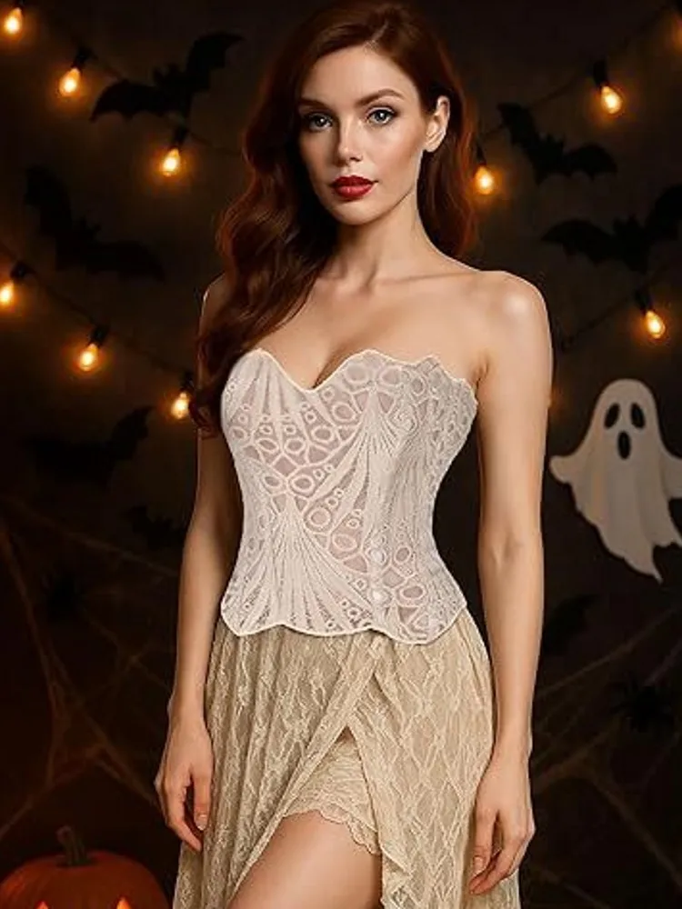 Lace Female Corset Top Women Camis Nightclub Short Chest Binder Sexy Camisole Mujer Lingerie Tube Bra Debardeur 2026 New