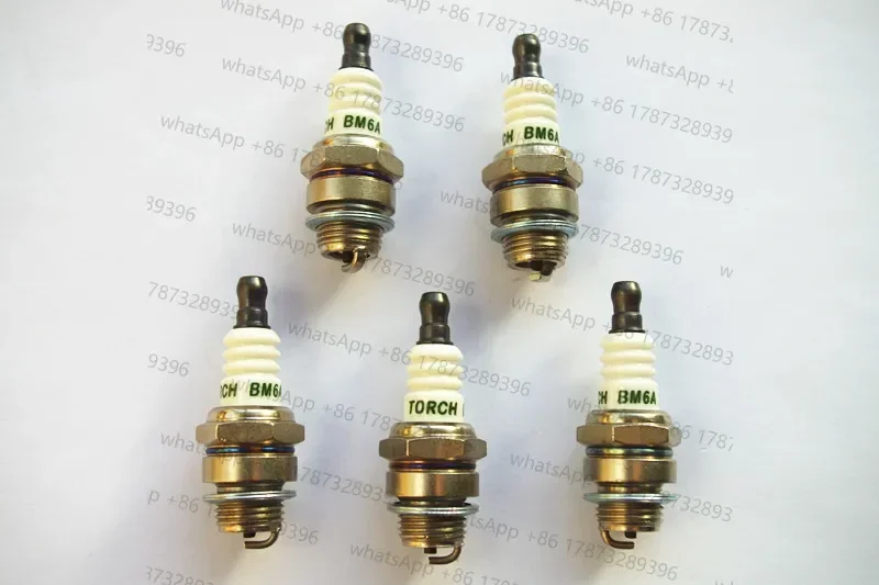 5 X Spark plugs BM6A fits  TD40 TL23 TL26 TL33 TL43 TL52 trimmer brush cutter chainsaw parts