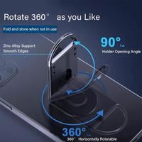 Phone Tablet Magnetic Bracket Desktop Car Metal Phone Holder 360° Rotatable Retractable Stand For IPad Tablet