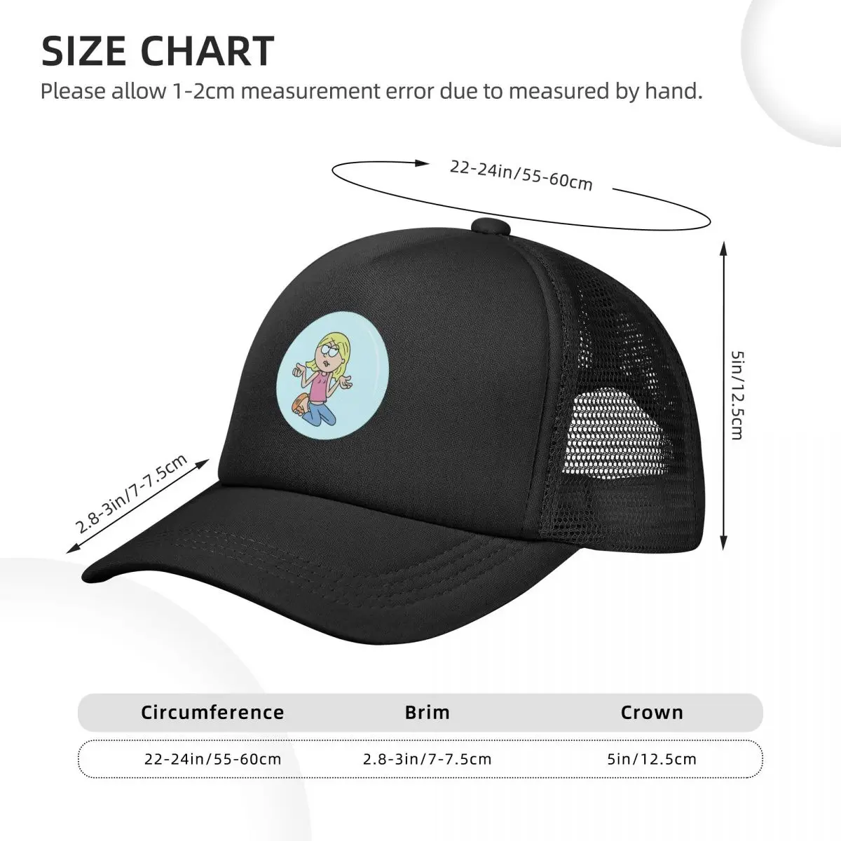 Lizzie Mcguire Mesh Baseball Caps Snapback Fashion Baseball Hats Breathable Casual Casquette Outdoor For Men's And Women's