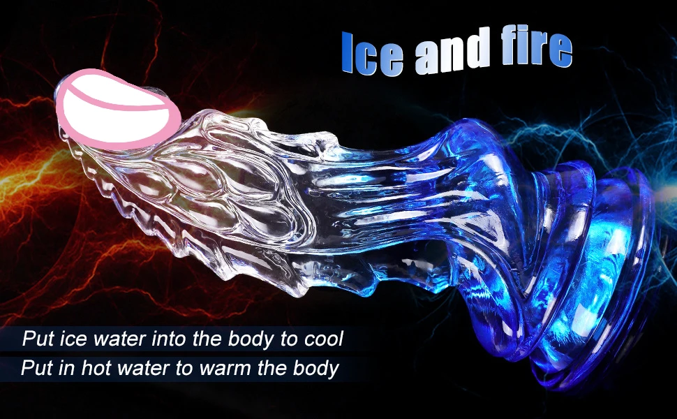 3 size Dragon Style Dildo with Suction TPE Penis Base Soft Realistic Auns Dilation Plug Prostate Massager Sex Toys for Adult - view 4