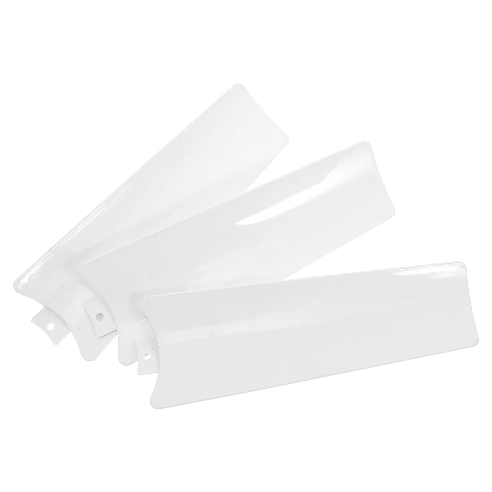 

3Pcs Ceiling Fan Blades Compact Size Easy Plug-in Installation for Desk Table Standing Fans Portable Plastic Replacement Leaves