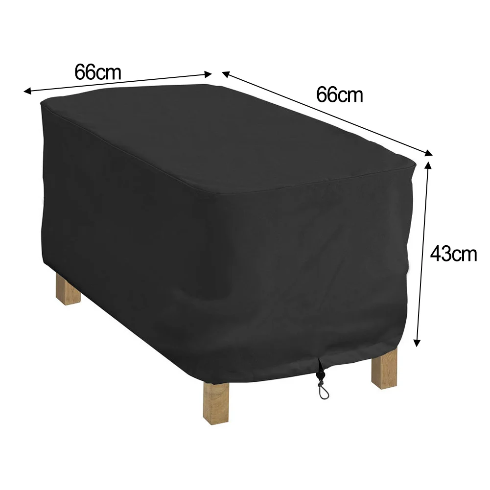 210D Oxford Patio Table Cover with Waterproof and Ventilation to Protect Outdoor Furniture and Deck Boxes from Weather Elements