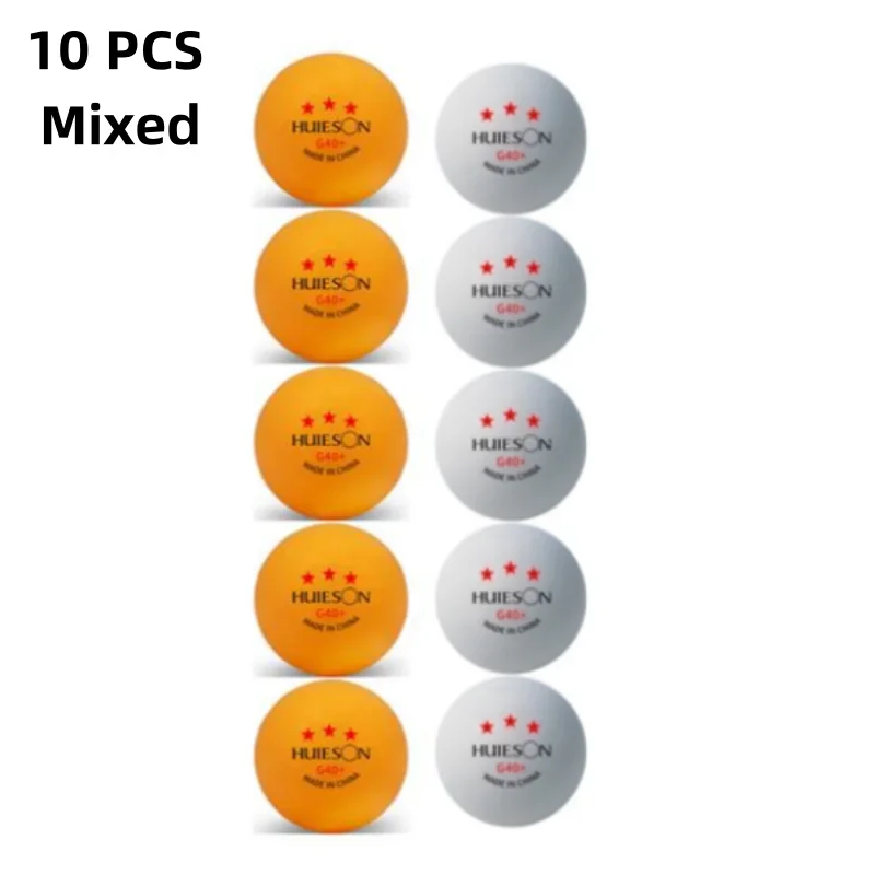 Huieson 3 Star Table Tennis Training Balls G40+ White Orange ABS Ping Pong Balls for Table Tennis Club Training image 3