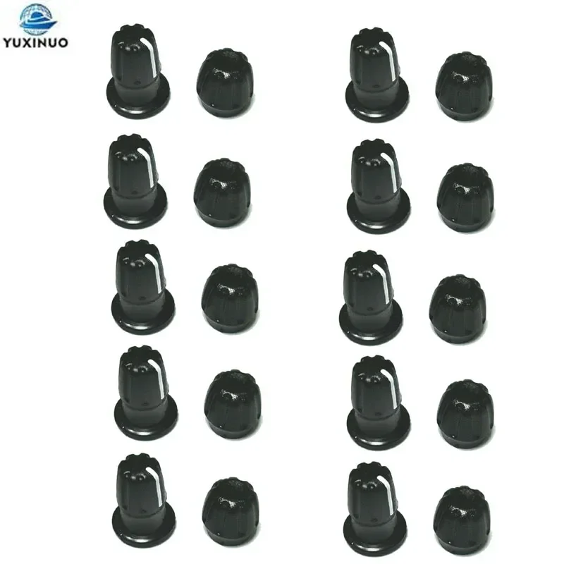 

1/5/10 Pair Volume Knob and Channel Selector Knob For Kenwood TK3160 TK-3160 TK-3107 TK-3207 TK-3360 TK-2207 KG-816 NX320 Radio