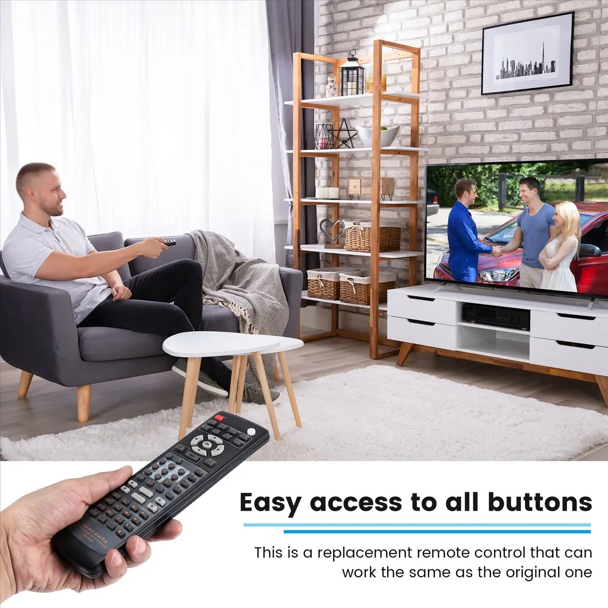 صفقة فلاش ~ جهاز التحكم عن بعد RC5300SR لجهاز التحكم عن بعد لاستقبال AV RC5400SR RC5600SR SR6200 SR4200 SR4300 SR4400 SR4600 #1