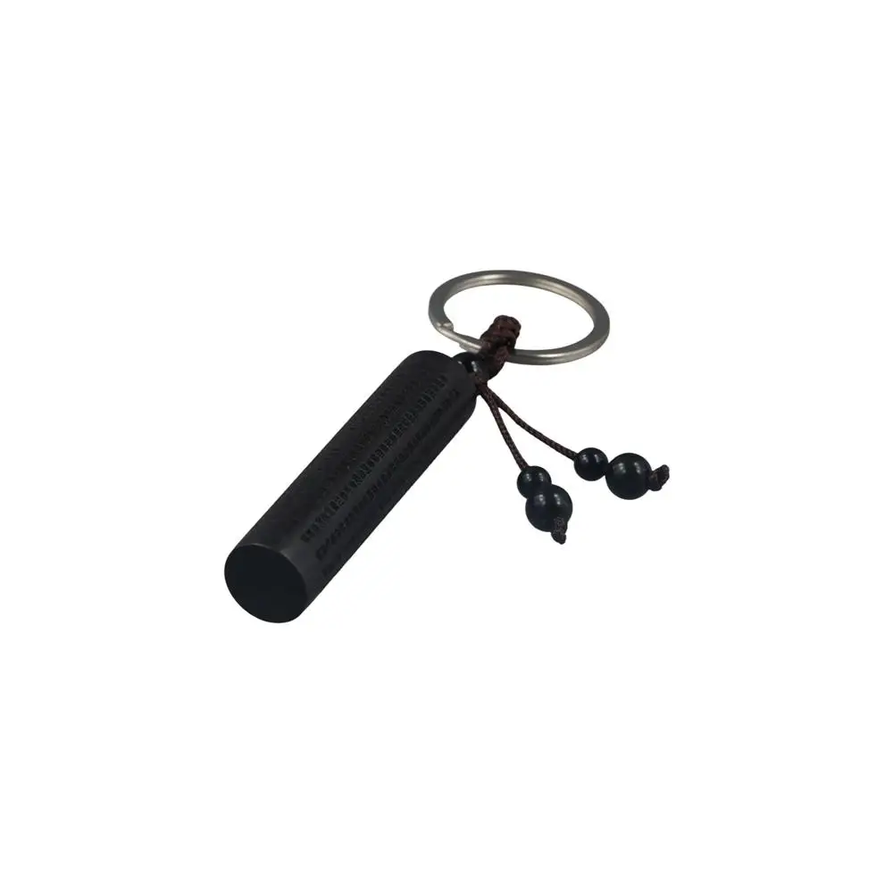 Mercy Tibetan Buddhism Car Accessories Lanyard Pendants Shurangama Mantra Car Key Chain Keyfob Ebony Wood Keychain Key Rings