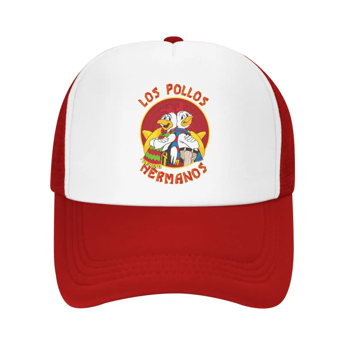 Unisex Los Pollos Hermanos Mesh Baseball Cap Snapback Caps Breaking Bad Chicken Brothers Hats Breathable Trucker Cap Summer