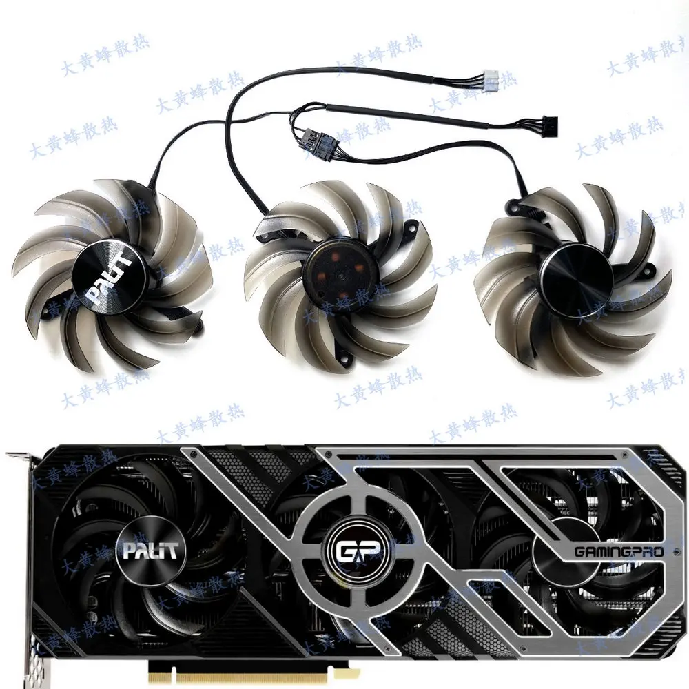 New Cooling Fan for PALIT RTX3080 RTX3080ti RTX3090 24GB GamingPro OC Graphics Card
