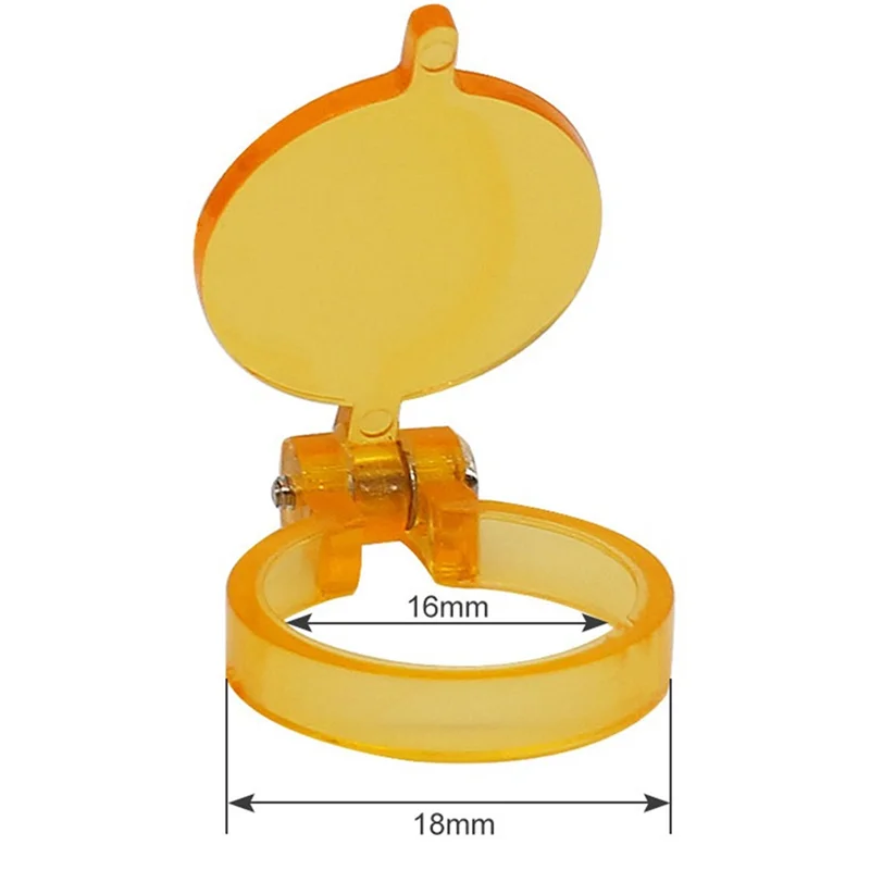 AT77 1 قطعة مرشح أصفر ل LED رئيس ضوء مصباح الأسنان Loupes مفيدة مختبر الإضاءة البصرية مجهر المكبر الملحقات
