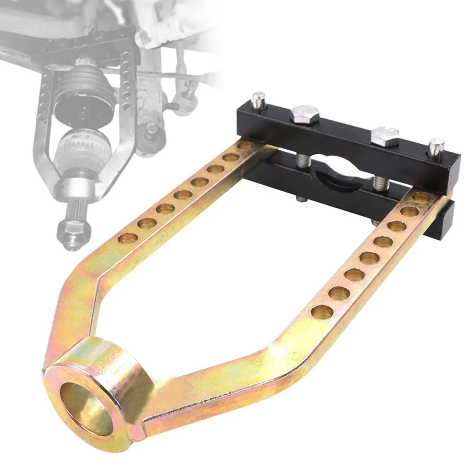 

Прочный металлический съемник ШРУСов с 9 отверстиями, универсальный инструмент для снятия приводных валов и шестерен для автосервиса