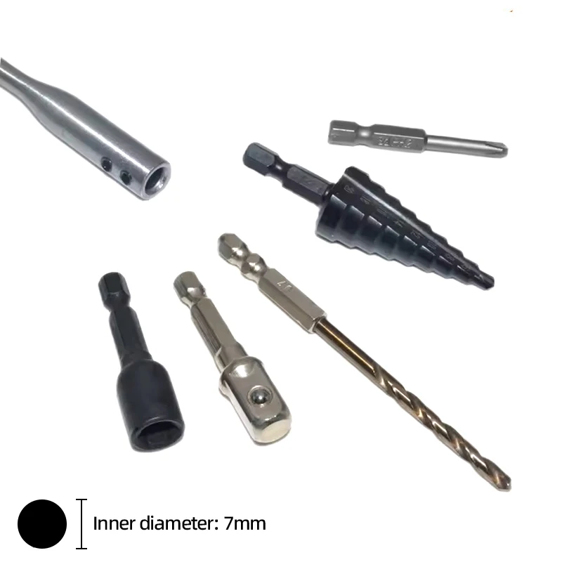 Drill Bit Extension Connecting Rod 150/300mm 1/4” Hex Shank Screwdriver Bit Holder Extension Bars Extender Electric Drill Tools