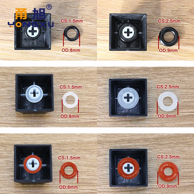 Mechanical Keyboard o-ring Keycaps Silicone rubber ORing Switch Sound Dampeners Cherry MX Dampers Key cap Silicone Seal Ring
