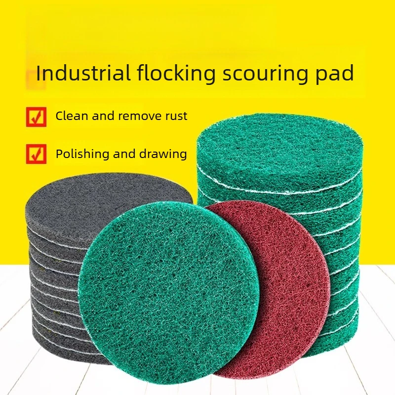Scaling Cloth Polishing Wheel Self-adhesive Back Fleece Disc Polishing Sheet Polishing Rust Removal Wire Drawing Grinding Sheet