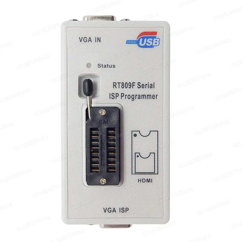 New RT809F Programmer All Adapters SOP8 IC Clip Motherboard LCD Reader + PEB-1 + EDID +