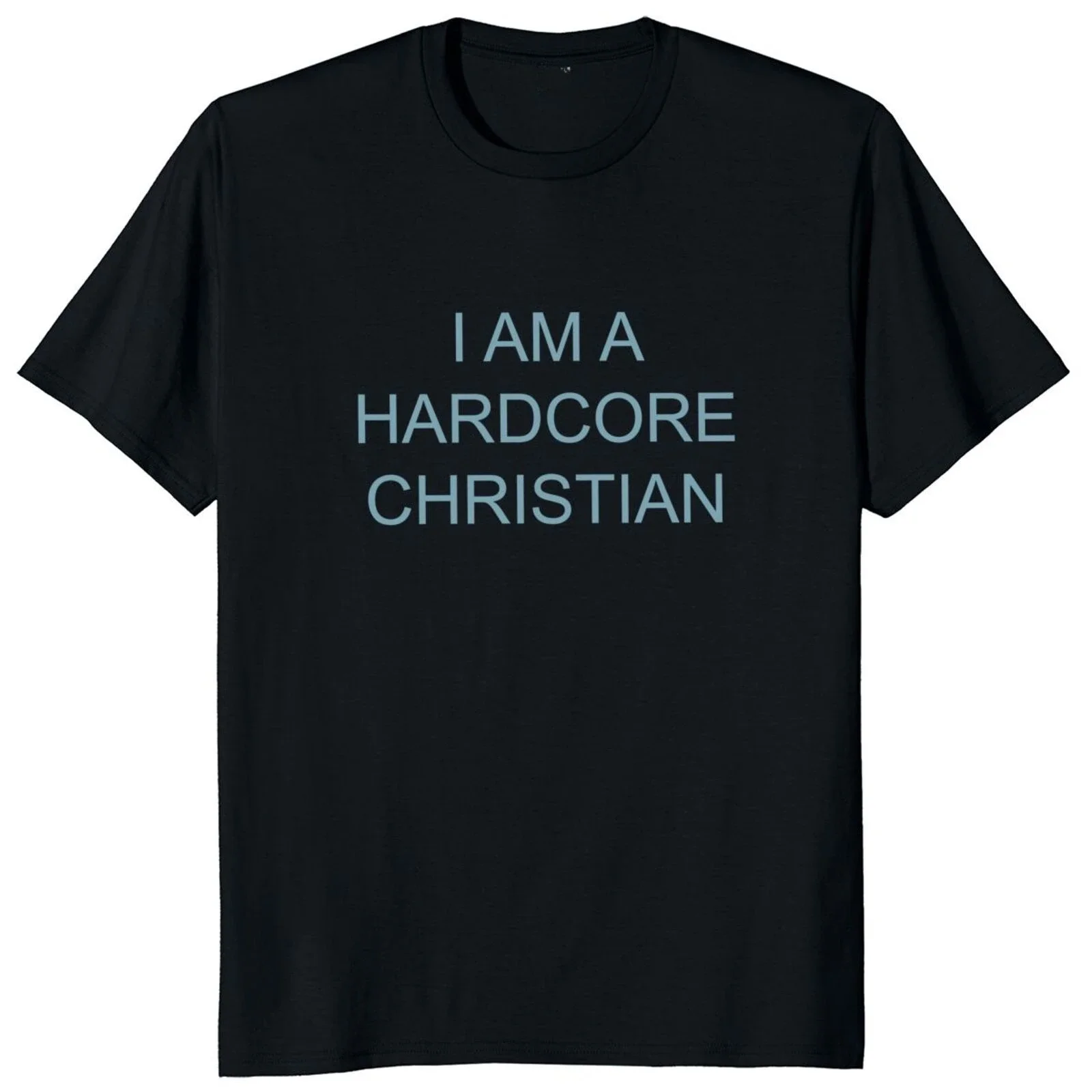 Funny Bale Unisex 100% Cotton Tee EU Size Sweatshirt Neck  Collar anime streetwear I Am a Hardcore Christian Bale Fan T Shirt