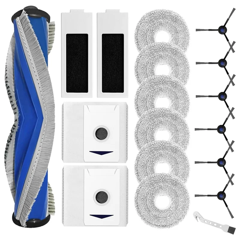 【Падение цены! !】Для робота-пылесоса ECOVACS DEEBOT T30 PRO OMNI, T30 OMNI, основная боковая щетка, HEPA-фильтры, тканевые мешки для пыли