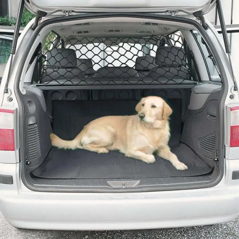 Pet Car Barrier Barrier Seat Net Universal Stretchy Auto Backseat Storage Pet Barrier Guard Back Seat Safety Protector Mesh Net