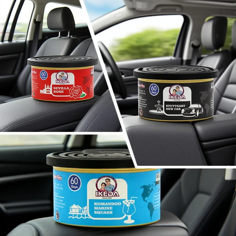 Ambientador para coche en bloque de madera, ambientador para coche con aroma a café, eliminador de olores de coche nuevo, ambientador de fibra.