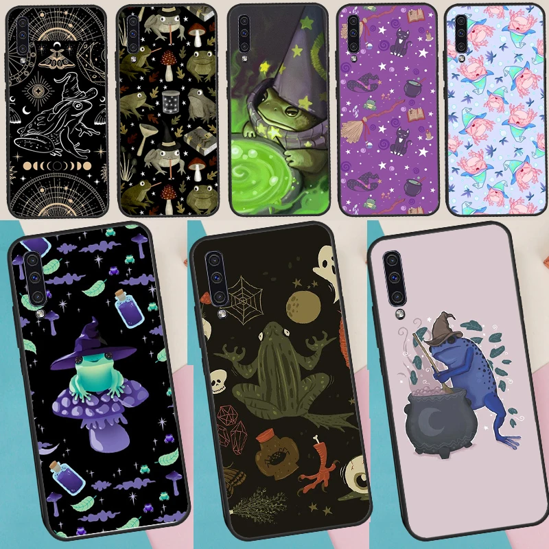 Witch Frog Case For Samsung Galaxy A17 A12 A32 A52 A06 A16 A26 A36 A56 A15 A35 A55 A34 A54 A13 A33 A53