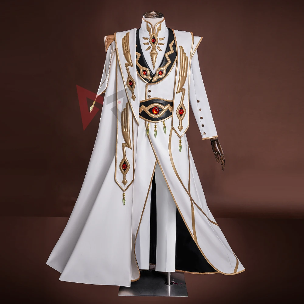 New Code Geassing Lelouch Lamperouge Cosplay Costume Coat Pants For Game Party Custom Made