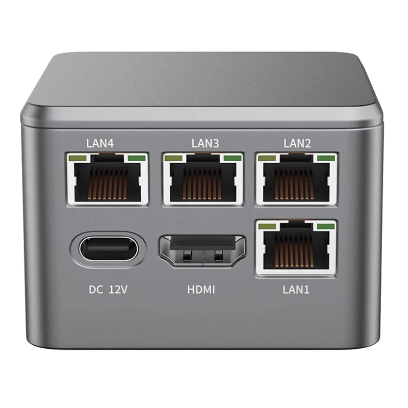 Imagem -05 - Proxmox-pocket Mini pc Soft Router Firewall Box Pentium N6005 Celeron N5105 x Intel I226-v 2.5g Nvme Hdmi2.0 Tipo-c Esxi