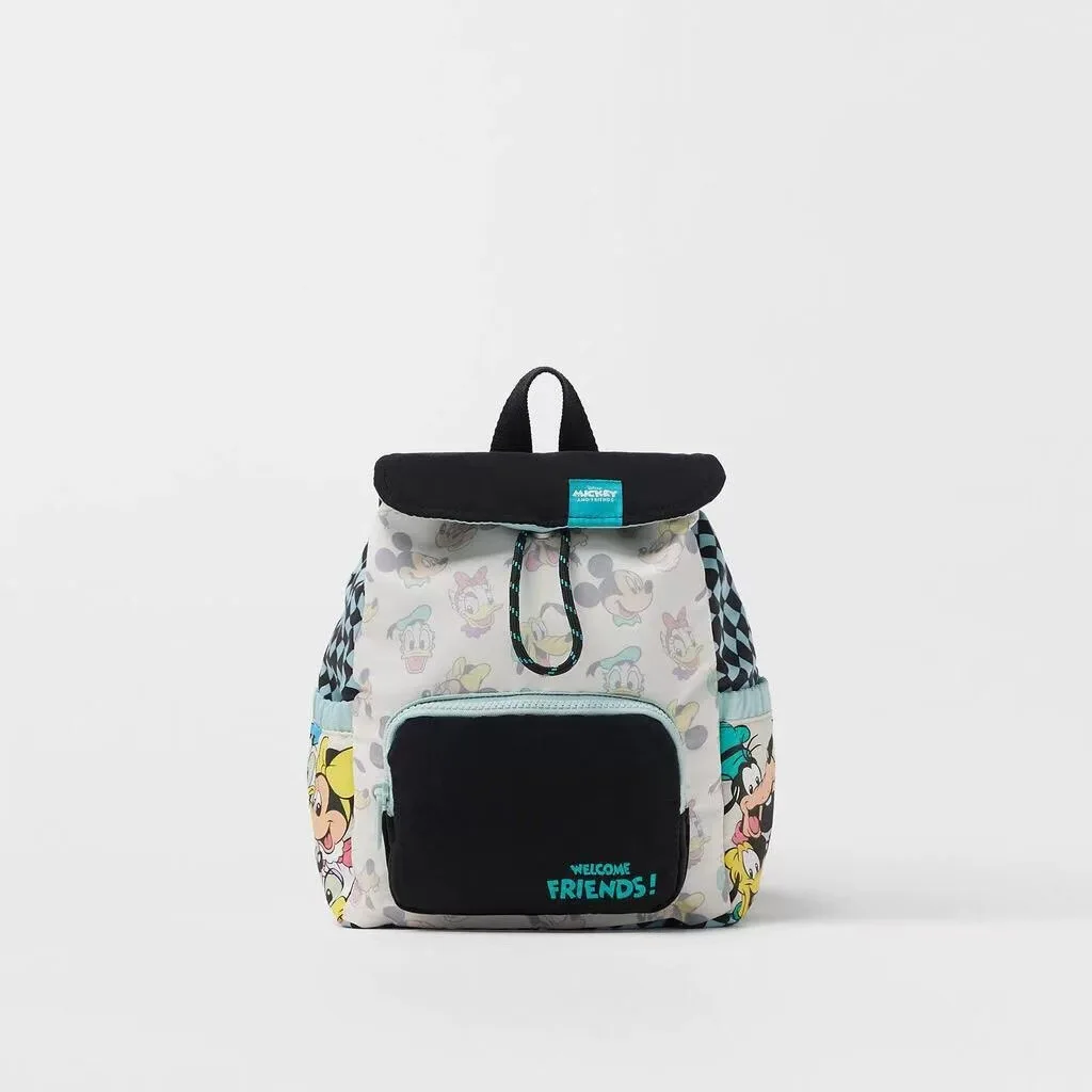 

Mickey Women's Backpack Boys Girls Schoolbags Students Teenagers Children's Backpacks Schoolbags Carrying Bags Mochila