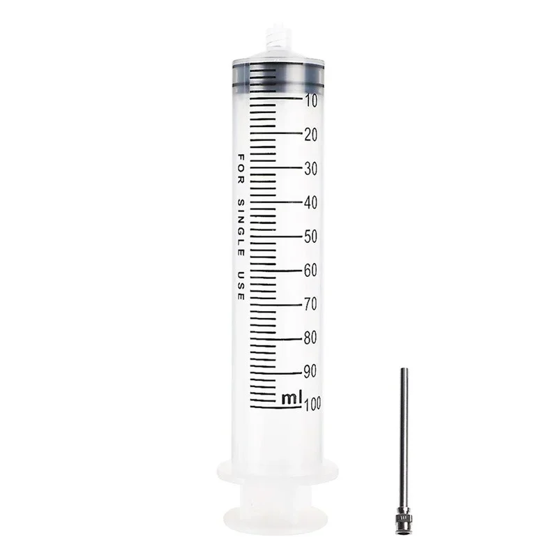 Stainless Steel Needles 10G Large Volume of the Plastic Syringe Needle and 100ml Ink Dispensing Plus Special