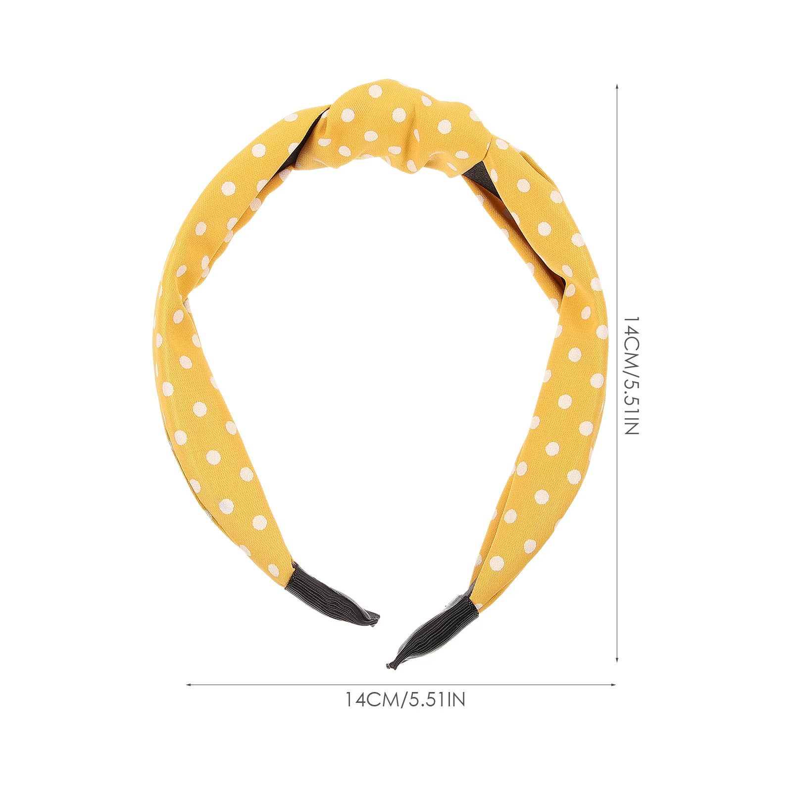 

Dot Wide-Brimmed Headbands Fabric Non-Slip Hair Bands Delicate Comfortable Lightweight Ear-Friendly For Women Girls Daily