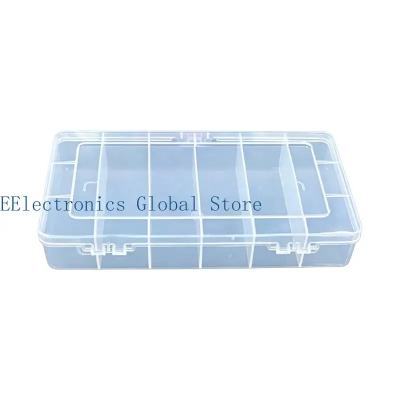 462B Small Clear Box Multifunctional Storage Case with Clear Design and Sturdy Structure Plastic Texture 210X128X34Mm